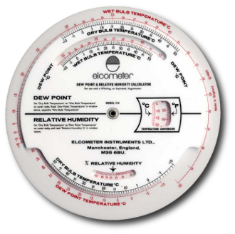 Elcometer 114 Dewpoint Calculator