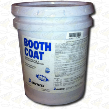 Booth coat, clear, 1 gal