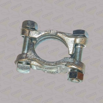 Hose Clamp, Double Bolt 1"