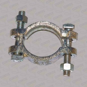 Hose Clamp, Double Bolt 1-1/4"