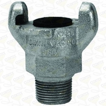 Crowfoot connection, 2 prong x 1" NPT-M, Air King