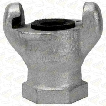 Crowfoot connection, 2 prong x 1/2" NPT-F, Air King