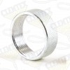 Lock nut, knurled