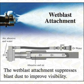 Wetblast attachment complete          