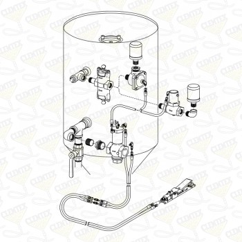 Remote Control Kit, TLR-300D, 1-1/4" diaphragm outlet valve