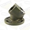 Flanged adaptor, 45 degree  