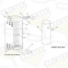 Tubular cloth filter, 3-1/2