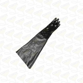 Cabinet glove, 8" dia x 31" long x 11-3/4" flat, left