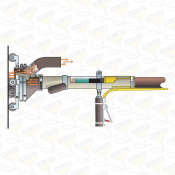 Closed-Circuit Blaster (CCB) tool, less nozzle