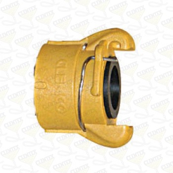 Coupling, CFP-4C, nylon, 1-1/4" with pipe nipple for 4 cu. ft. contractor blast machines