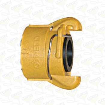 Coupling, CFP-6C, nylon, 1-1/4" with pipe nipple for 6 cu. ft. contractor blast machines