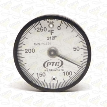 Thermometer, magnetic, 0-250°F