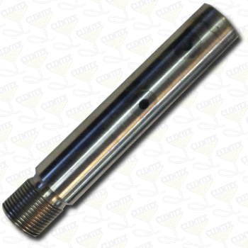 Angle nozzle, 2 x 3/16" orifices, tunsten carbide lined, offset inward 30°, 3/4" NPS male threaded