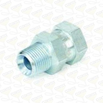 Swivel adapter, 3/8" npt(m) x 3/8" nps(f)