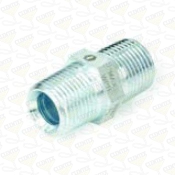 Nipple, 3/8 in npt x 3/8 in npt