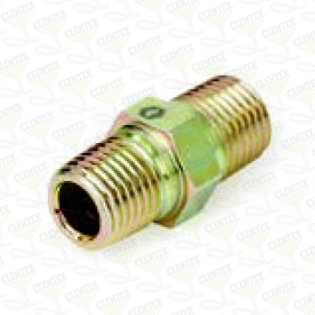 Nipple, 1/4 in npt x 1/4 in npt