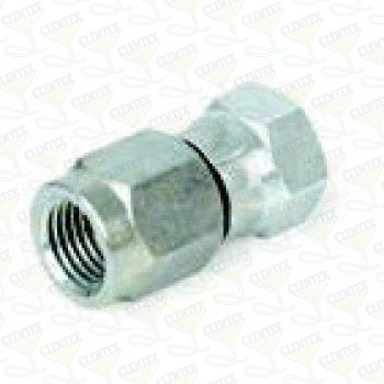 Swivel adapter, 3/8" npt(f) x 1/4" nps(f)