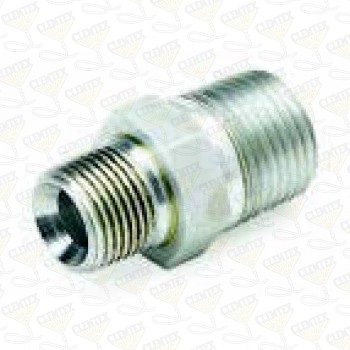 Nipple, 1/2 in npt x 3/8 in npt