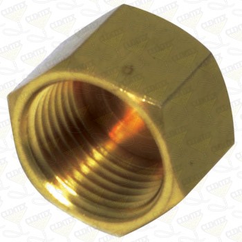 3/8" Brass Cap