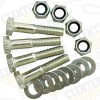 Bolt. Nut Washer set x4