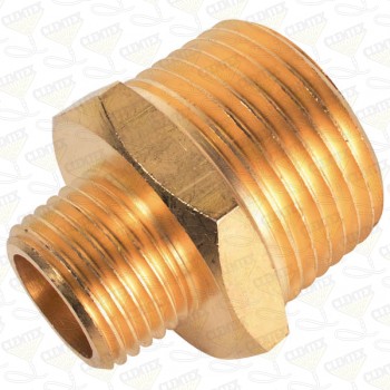 1" X 1/2" Brass Reducing Nipple