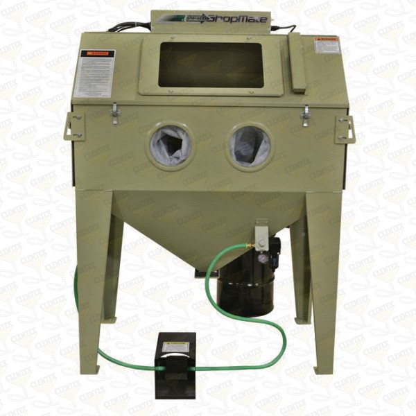 Blast Cabinet, Shop-Mate 2648, filter bag dust collector